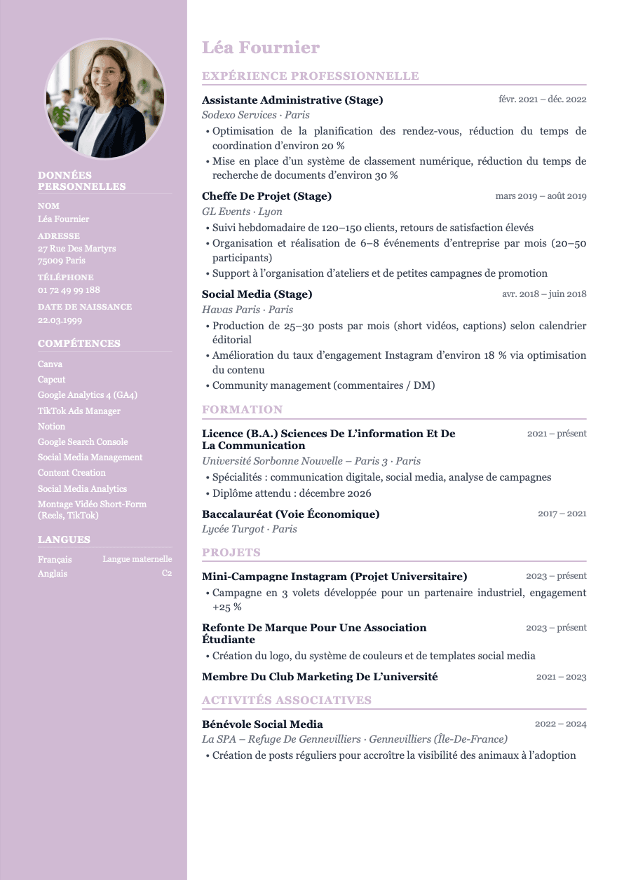 Optimized resume